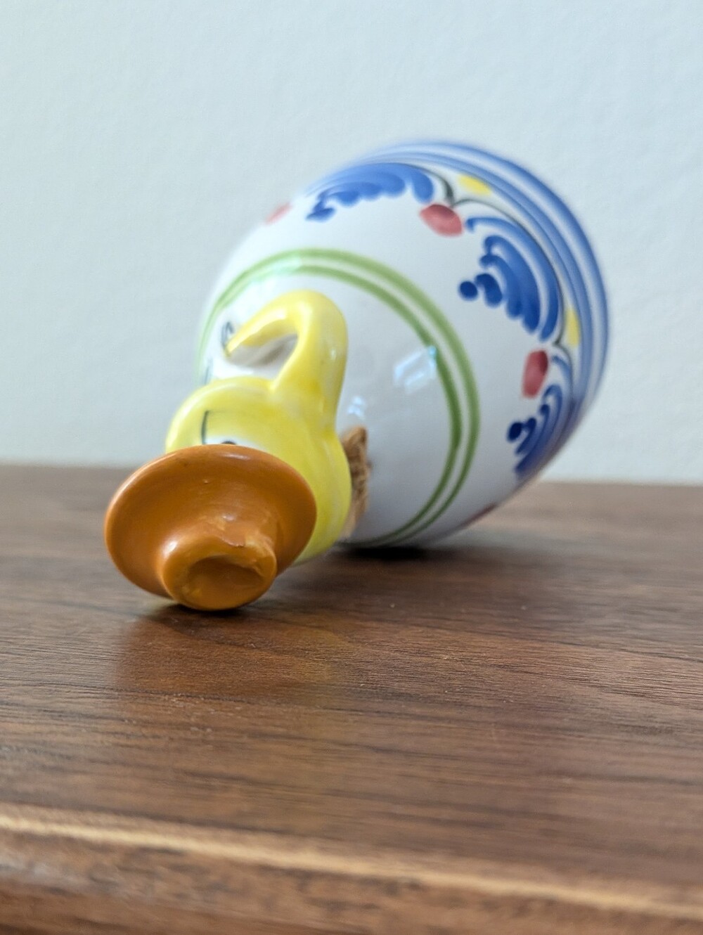 Vintage Ceramic Hand Painted Pottery Bell Lady w/ Hat Spanish Folk Art - Picture 9 of 11